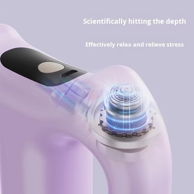 Full Body Massager Ring Device for Relaxation & Muscle Comfort | Mini Handheld Massager with Adjustable Strap | 8 Speed Modes for Women & Men (Multicolor) 1 pcs Multicolour