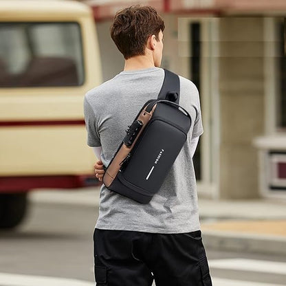 Niwlix Crossbody Sling Bag For Men & Women, Casual Chest Backpack Shoulder Messenger Bags