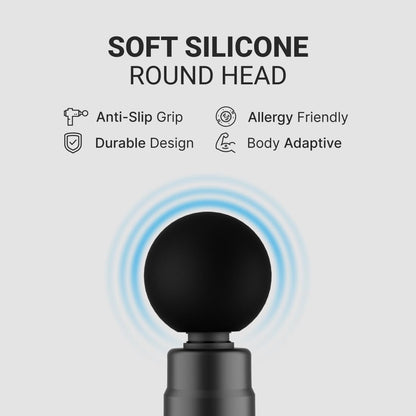 Cult Impact Deep tissue massage gun, 3000mAh battery, 6-speed intensity, Silicone round head, Full body gun massager.
