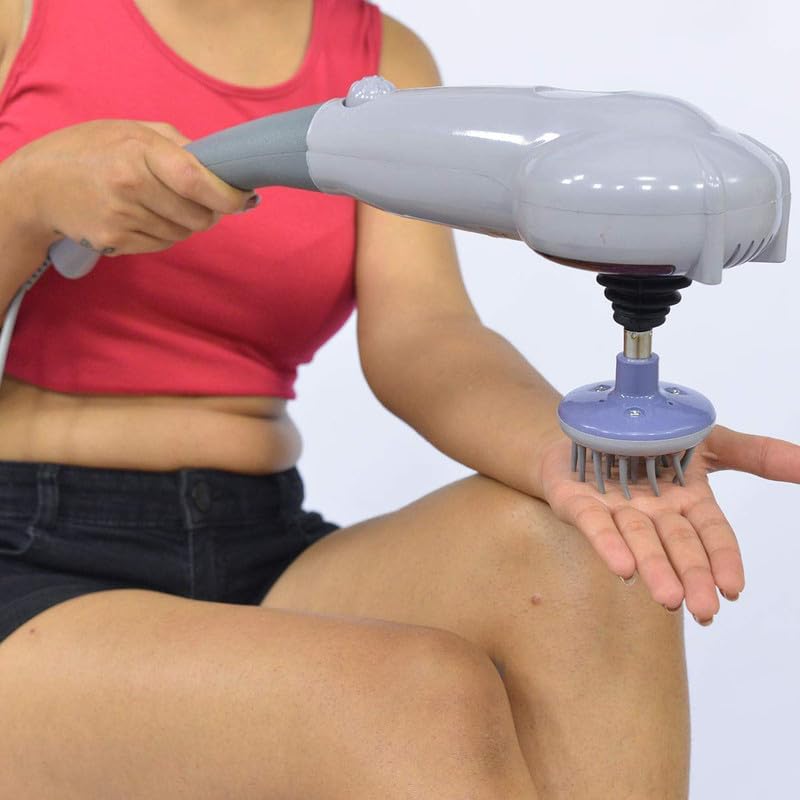7 in 1 Magic Corded Electric Massager Complete Body Head Neck Shoulder Back Leg Foot Pain Relief For Men Women For Fat Reduction Joint Pains From Directly To Plug In (Multicolour)