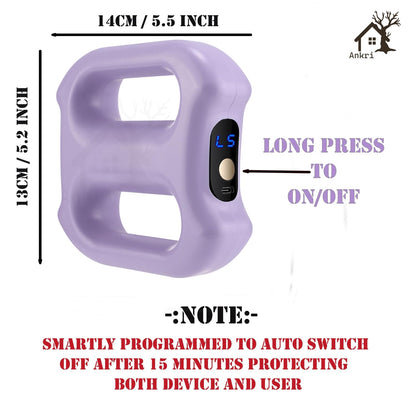 Full Body Massager Ring Device for Relaxation & Muscle Comfort | Mini Handheld Massager with Adjustable Strap | 8 Speed Modes for Women & Men (Multicolor) 1 pcs Multicolour
