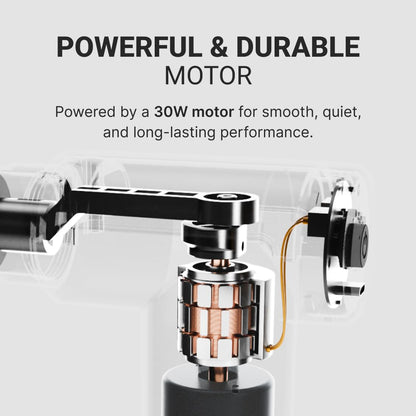 Cult Impact Deep tissue massage gun, 3000mAh battery, 6-speed intensity, Silicone round head, Full body gun massager.