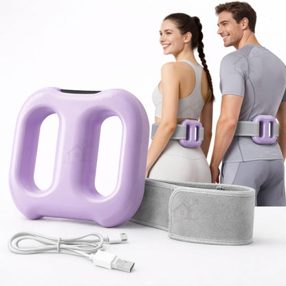 Full Body Massager Ring Device for Relaxation & Muscle Comfort | Mini Handheld Massager with Adjustable Strap | 8 Speed Modes for Women & Men (Multicolor) 1 pcs Multicolour