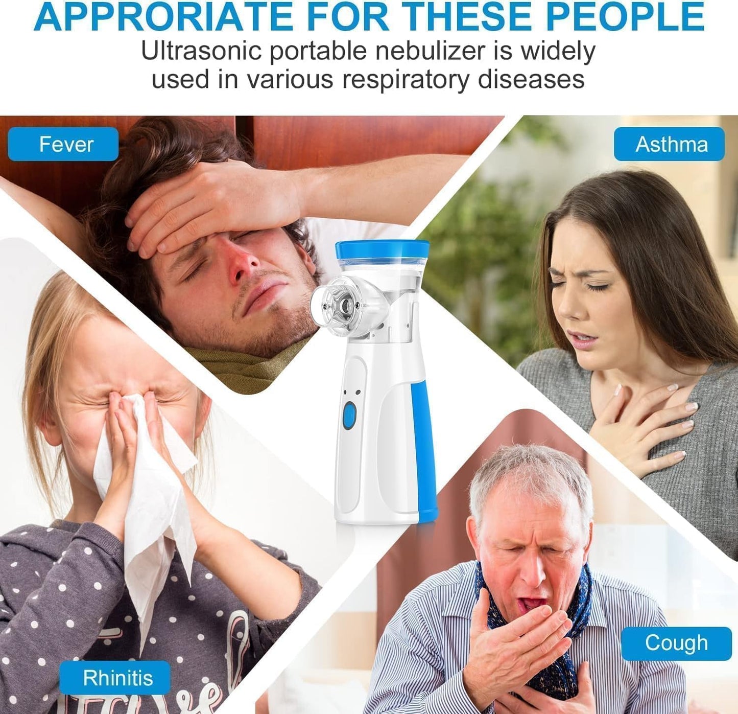 Portable Steam Inhaler Machine for Breathing Relief & Wellness