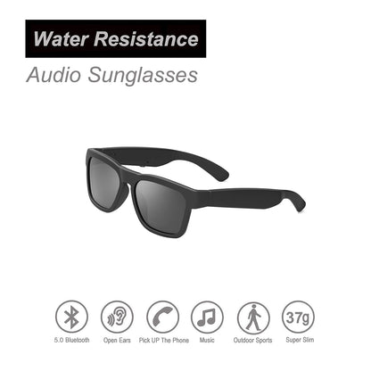 OhO Smart Glasses,Polarized Sunglasses with Bluetooth Speaker,Athletic/Outdoor UV Protection and Voice Control,