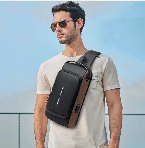 Visit the Niwlix Store Niwlix Crossbody Sling Bag For Men & Women, Casual Chest Backpack Shoulder Messenger Bags